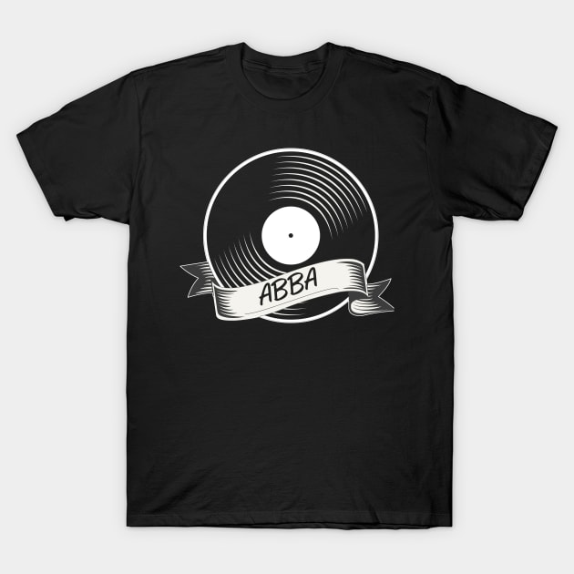 Abba vinyl T-Shirt by big_owl